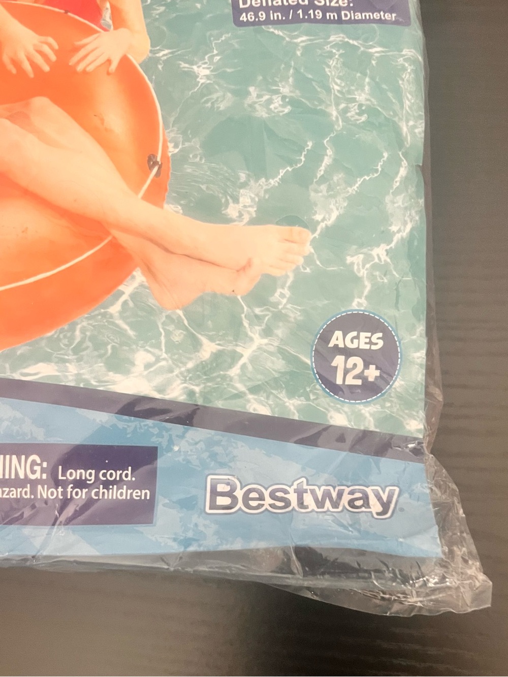 H2O GO! Orange Kids Swim Tube - Summer Blast Inflatable Ring 🐝 - Picture 2 of 4